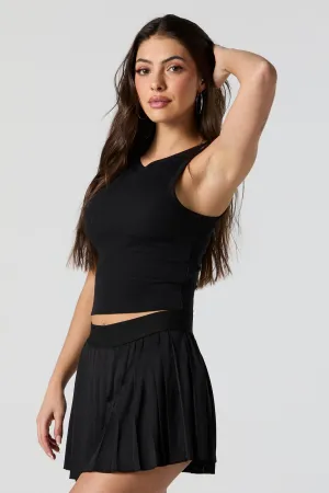 Active Pleated Tennis Skort with Pocket