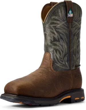 Ariat Men's Workhog Wide Square Toe Csa Metguard Composite Toe Work Boot