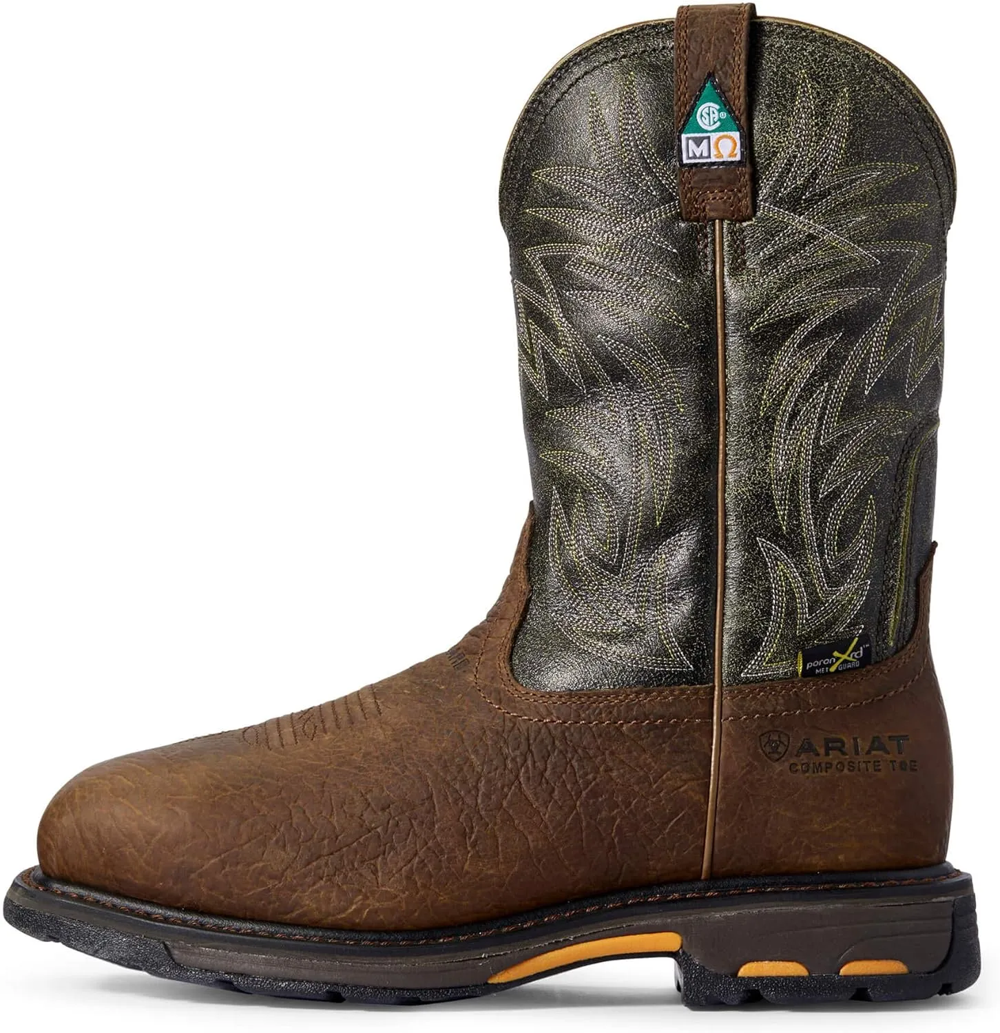 Ariat Men's Workhog Wide Square Toe Csa Metguard Composite Toe Work Boot