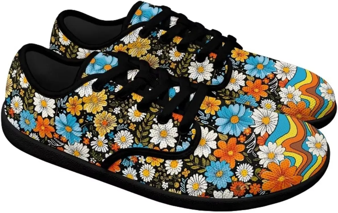 Barefoot Shoes Women Wide Toe Box Zero Drop Shoes Lightweight Lace Up Sneaker Breathable Non-Slip Athletic Barefoot Shoes Casual Walking Flats Shoes