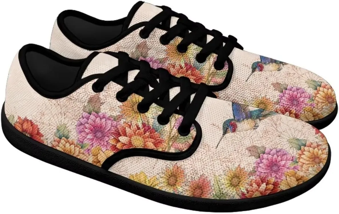Barefoot Shoes Women Wide Toe Box Zero Drop Shoes Lightweight Lace Up Sneaker Breathable Non-Slip Athletic Barefoot Shoes Casual Walking Flats Shoes