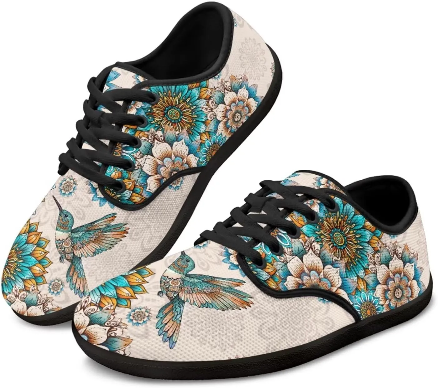 Barefoot Shoes Women Wide Toe Box Zero Drop Shoes Lightweight Lace Up Sneaker Breathable Non-Slip Athletic Barefoot Shoes Casual Walking Flats Shoes