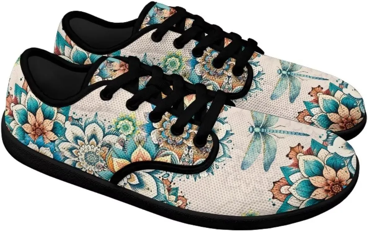 Barefoot Shoes Women Wide Toe Box Zero Drop Shoes Lightweight Lace Up Sneaker Breathable Non-Slip Athletic Barefoot Shoes Casual Walking Flats Shoes
