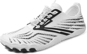 Barefoot Womens Men Pro Shoes with Wide Toe Box Healthy and Non-Slip Breathable Fashion Hiking Footwear Shoe Unisex Pro Box Outdoor Lightweight Hike Athletic Walking Running Sneakers Unisex