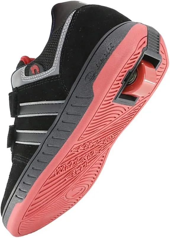 Beppi Roller Sneakers for Girls & Boys Skate Shoes with Wheels Black/Red