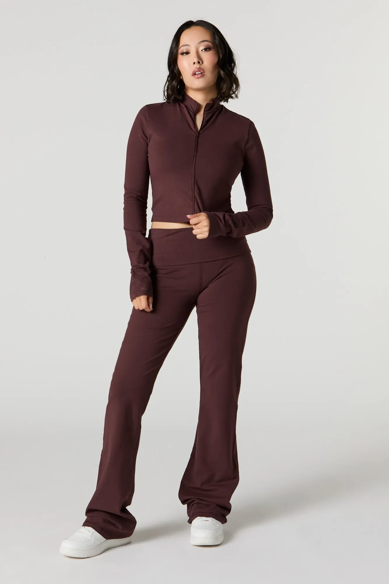 Blouson Active à col cheminée avec fermeture à glissière
