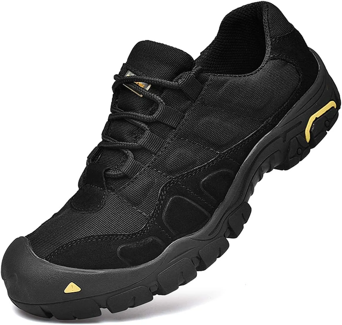 CHICLOVEY Men's Non-Slip Outdoor Hiking Sneakers Casual Lace Up Breathable Loafers Shoes