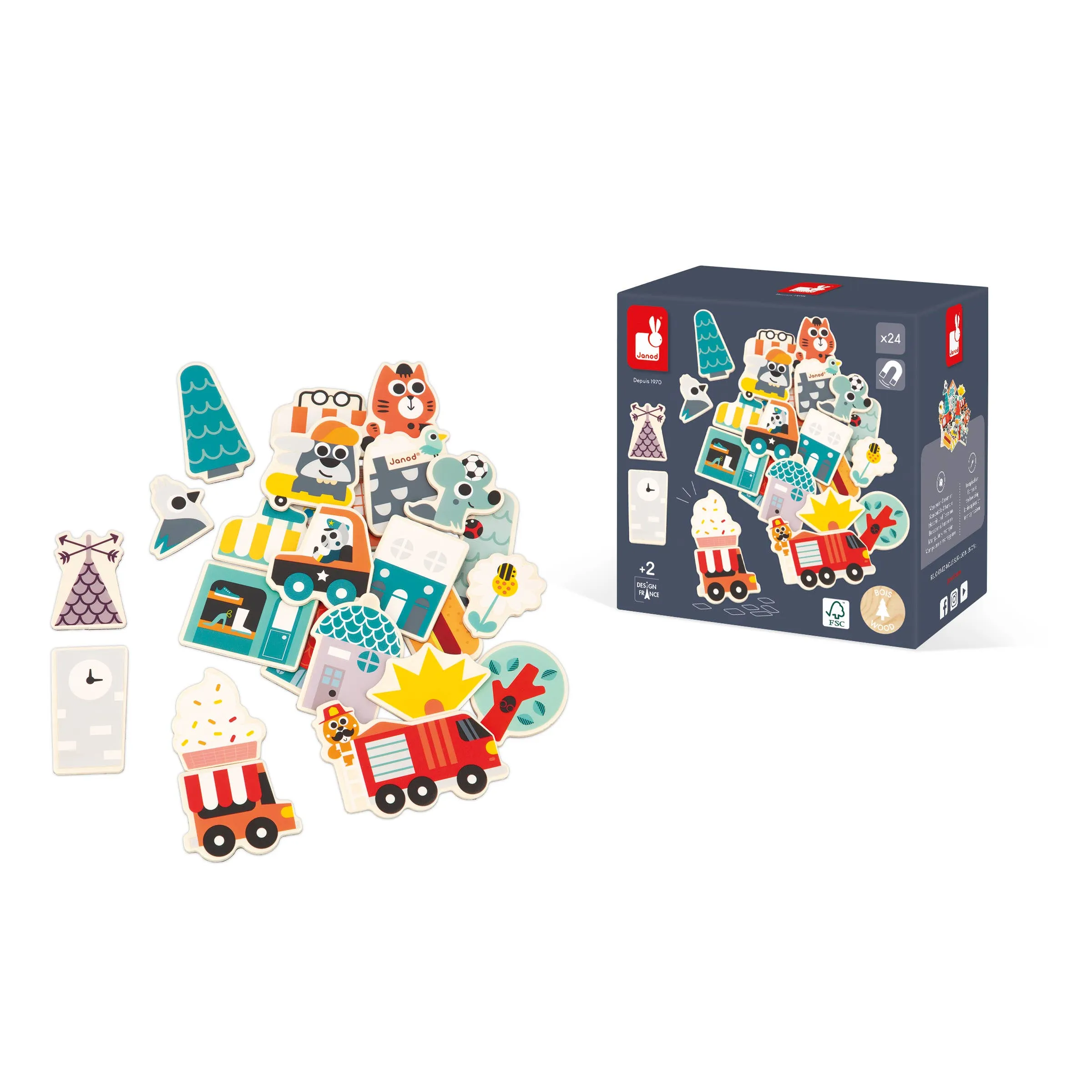 City Magnets - 24 Pcs ..