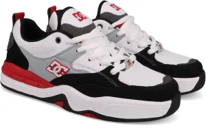 DC Men's Ascend Skate Shoe, Black/Grey/White, 6