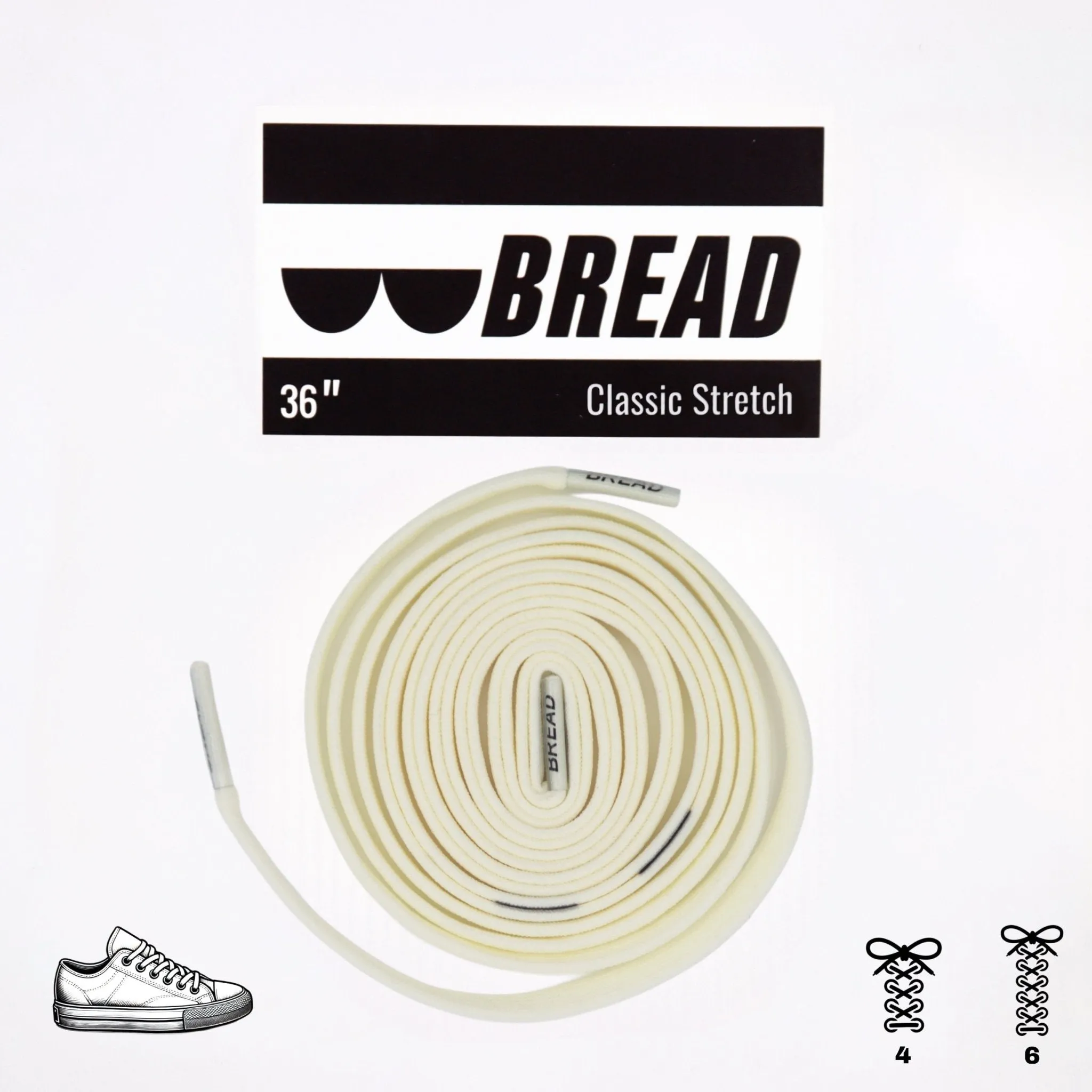 Elastic Shoelaces - Luxe Creme