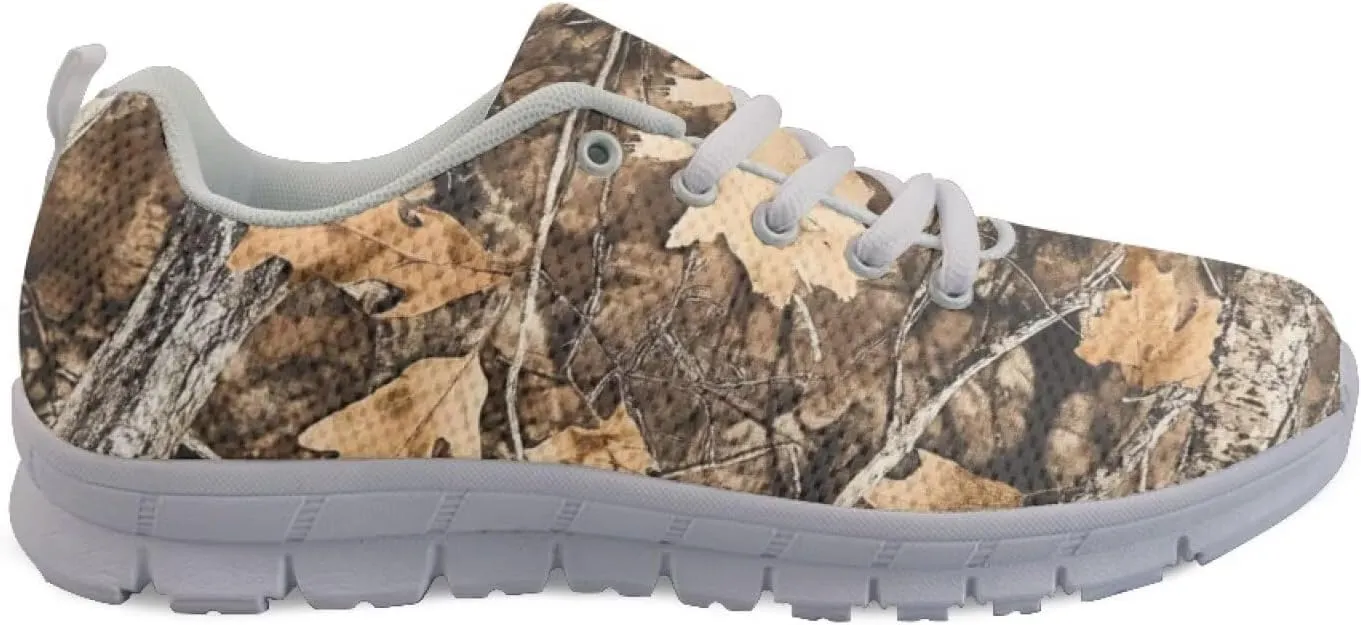 GIFTPUZZ Camo Sneakers Breathable Mesh & Shock-Absorbing Sole for Outdoor/Tactical Use (Men/Women) Size 39-48