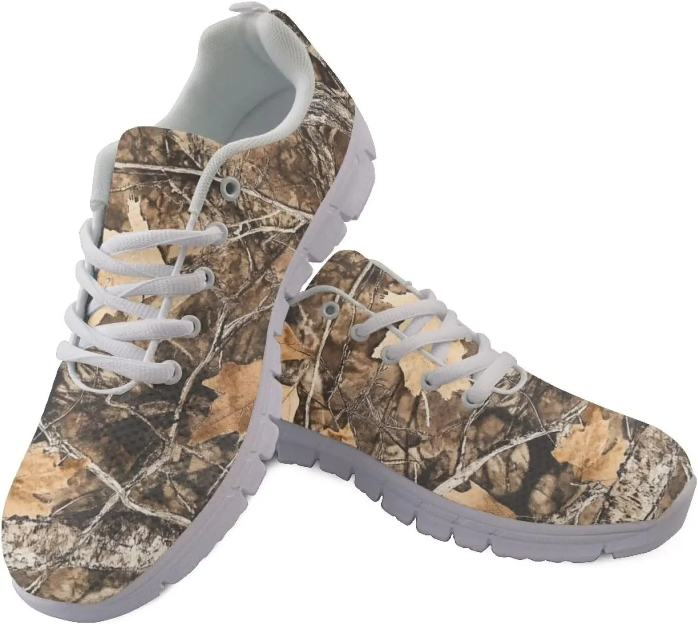GIFTPUZZ Camo Sneakers Breathable Mesh & Shock-Absorbing Sole for Outdoor/Tactical Use (Men/Women) Size 39-48