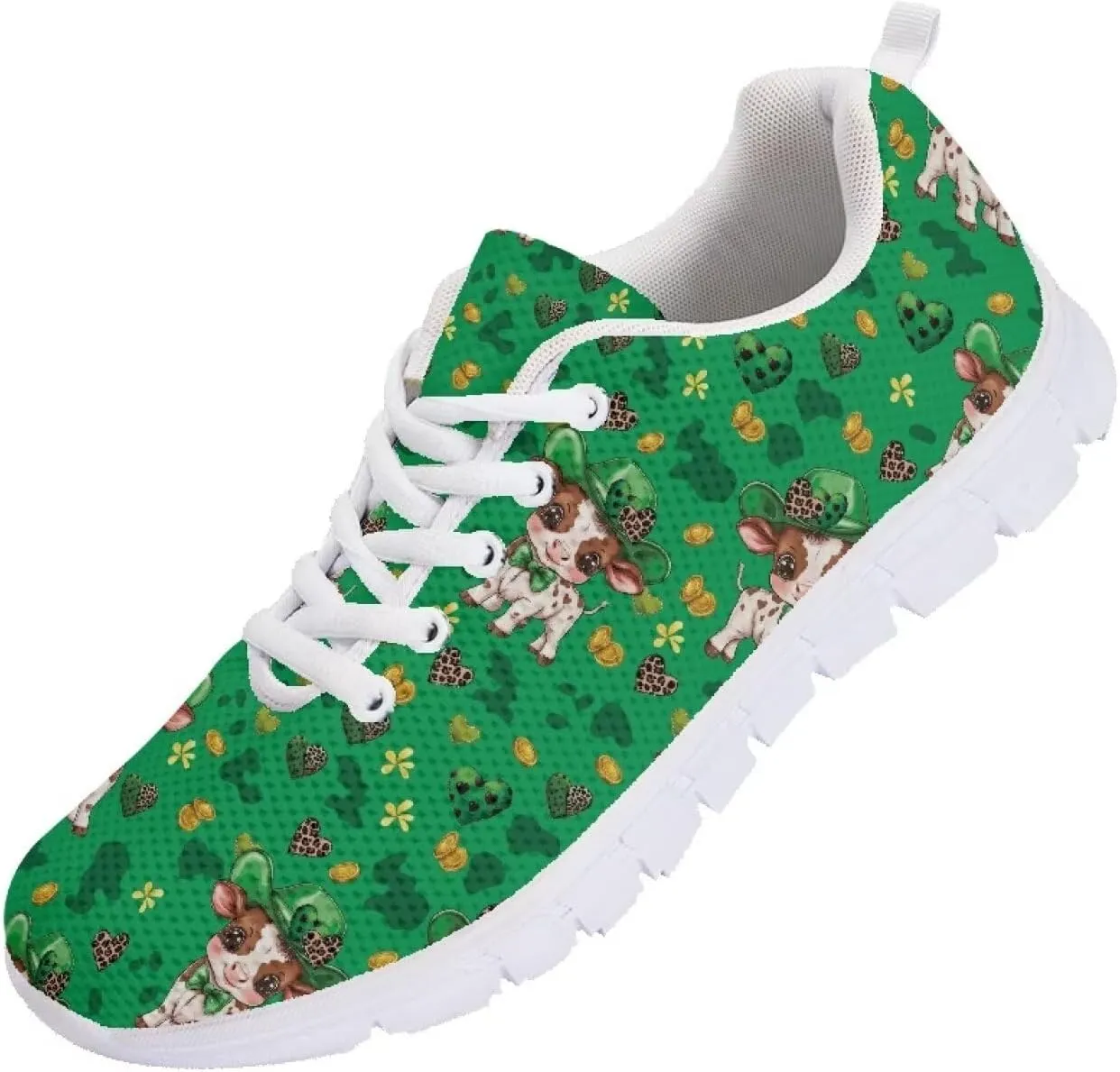 GIFTPUZZ Mens Sports Tennis Shoes Running Sneakers Lightweight Wedge Lace Up Breathable Gym Athletic Trainers