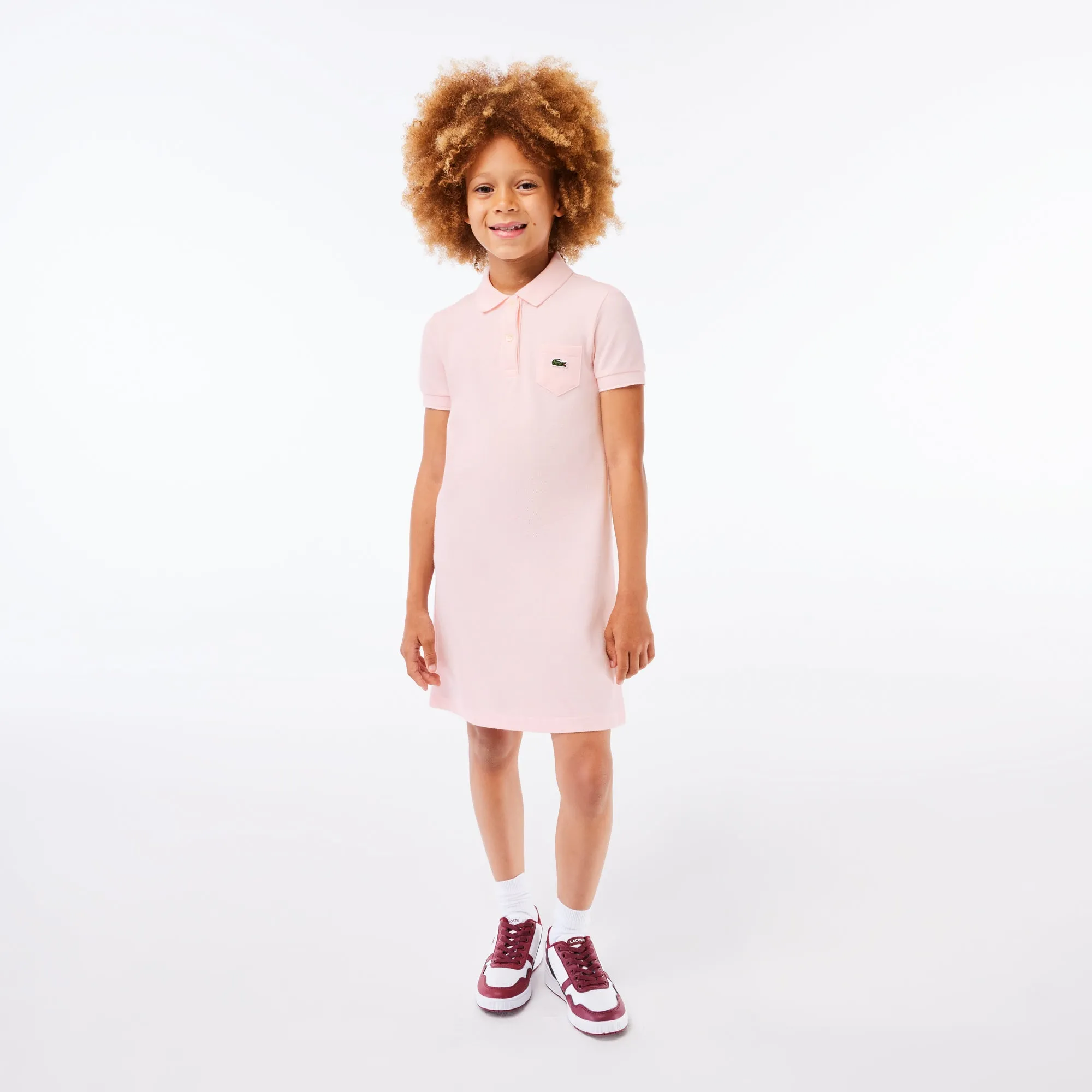 Girl’s Polo-Style Cotton Dress