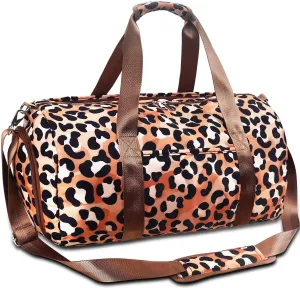 Gym Bag for Women, Small Sport Duffel Bag for Yoga Swim Dance, Gyms and Weekend Getaway,Gymbag Waterproof Dufflebag with Shoe and Wet Clothes Compartments,Carryon Overnight