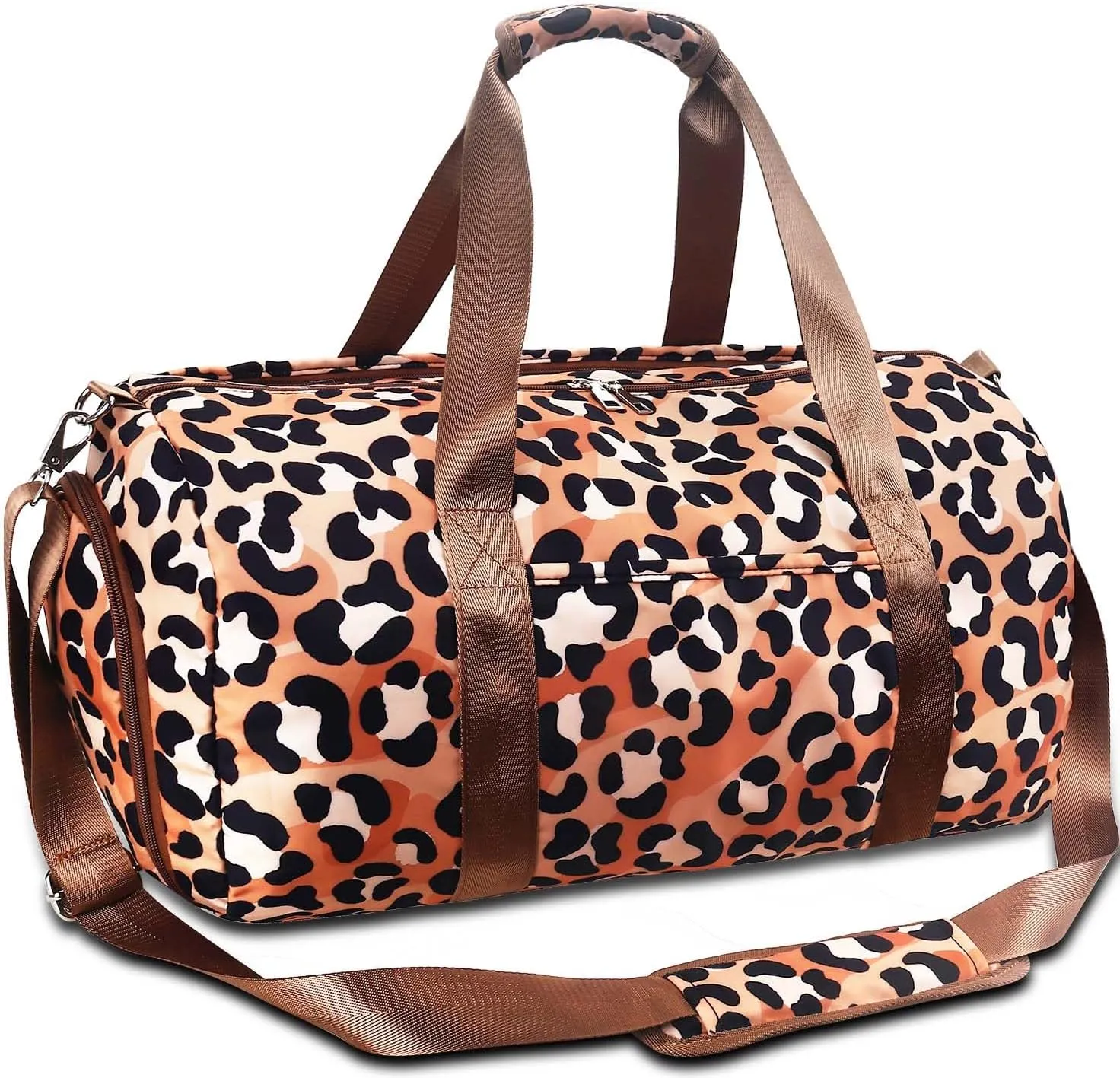 Gym Bag for Women, Small Sport Duffel Bag for Yoga Swim Dance, Gyms and Weekend Getaway,Gymbag Waterproof Dufflebag with Shoe and Wet Clothes Compartments,Carryon Overnight
