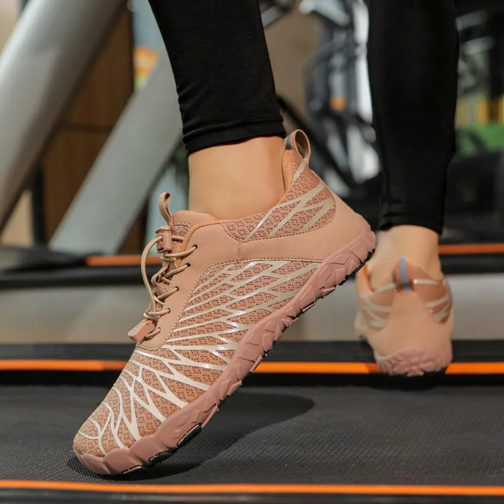 Hiking Shoes for Men Women Walking Sneakers with Lining Outdoor Sports Gym Footwear Breathable Anti-Slip