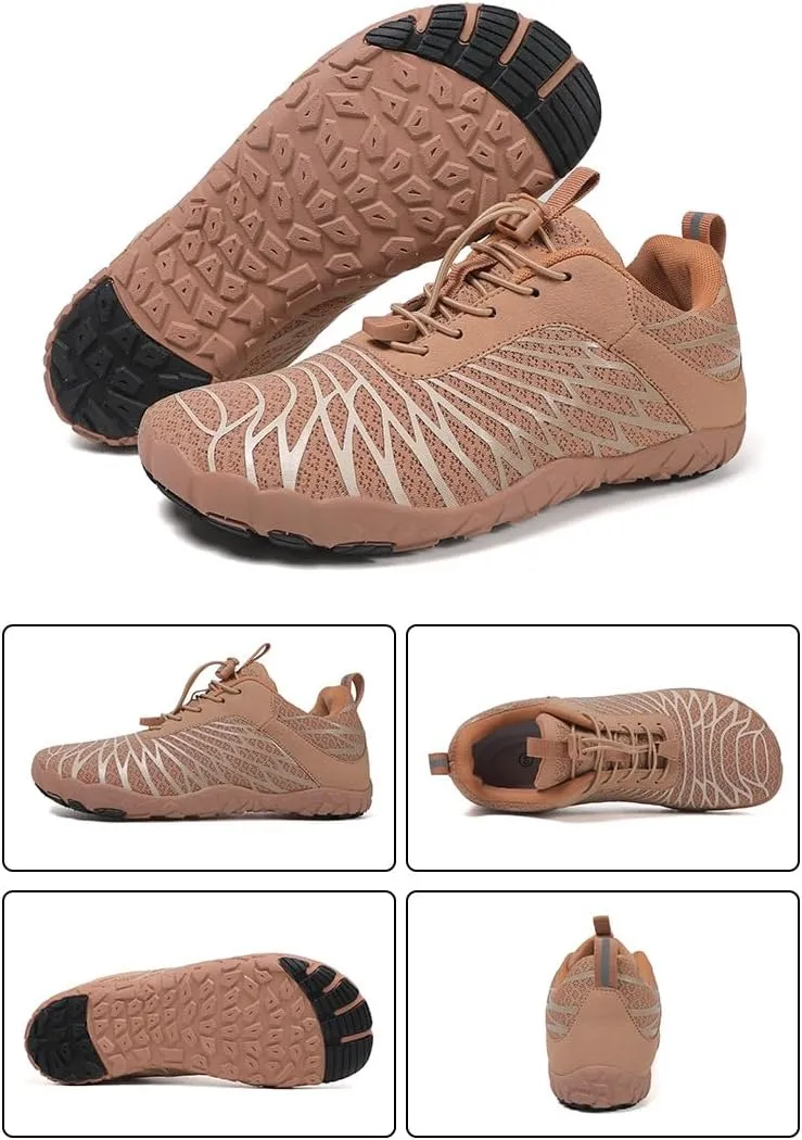 Hiking Shoes for Men Women Walking Sneakers with Lining Outdoor Sports Gym Footwear Breathable Anti-Slip
