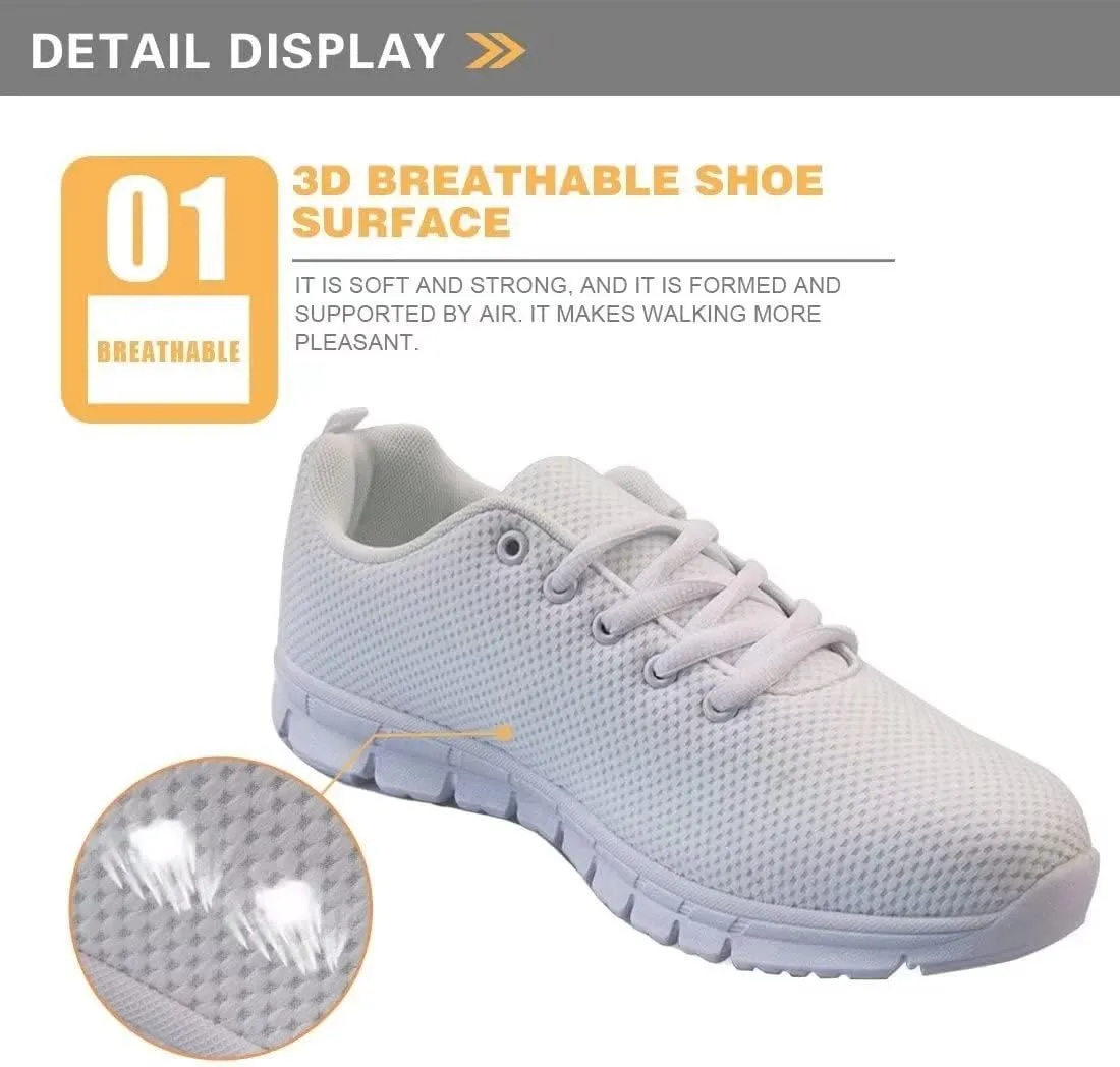 KEIAHUAN Womens Running Shoes Casual Fashion Flats Lightweight Breathable Mesh Sneakers Non Slip Athletic Tennis Shoes