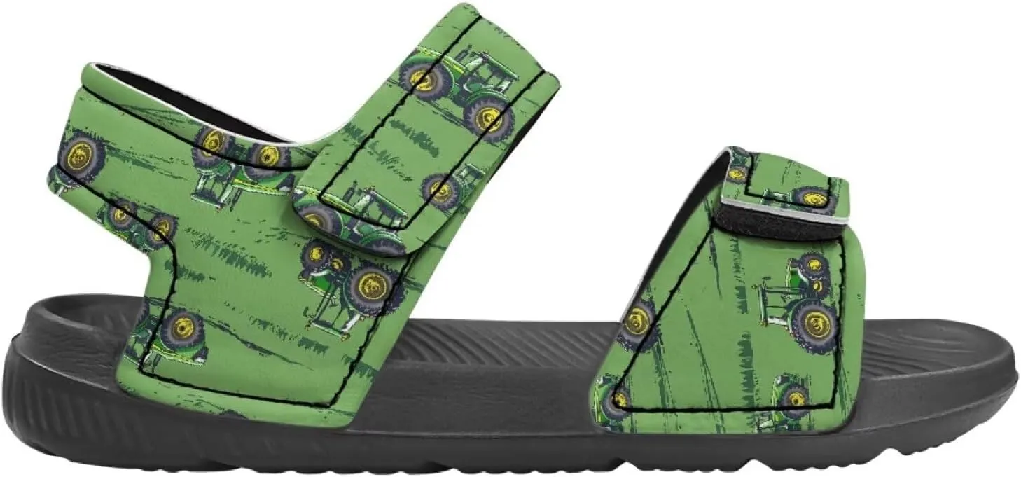 Kids' Easy-On Sandals for Boys - Hook and Loop, Open Toe, Non-slip, for, School, Parties, Weekend Wear