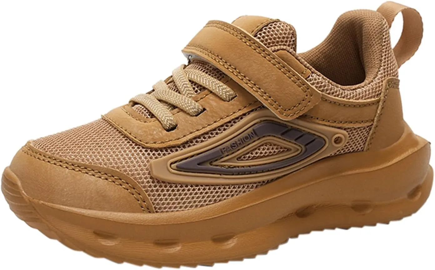 Kids Sneakers for Boys Girls Running Tennis Shoes Lightweight Breathable Adjustable Sport Athletic Non-Slip Shoes