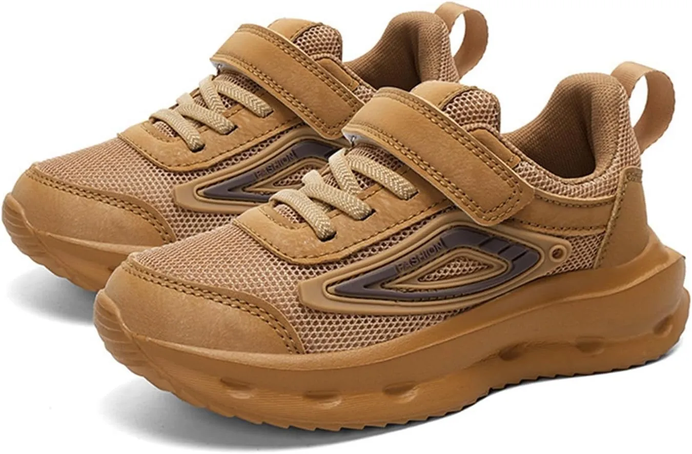Kids Sneakers for Boys Girls Running Tennis Shoes Lightweight Breathable Adjustable Sport Athletic Non-Slip Shoes