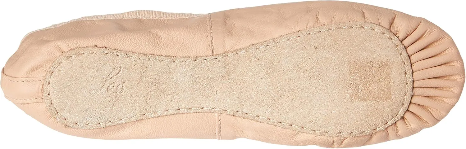 Leo Women's Ballet Russe Leather Full Sole Ballet Dance Shoe/Slipper