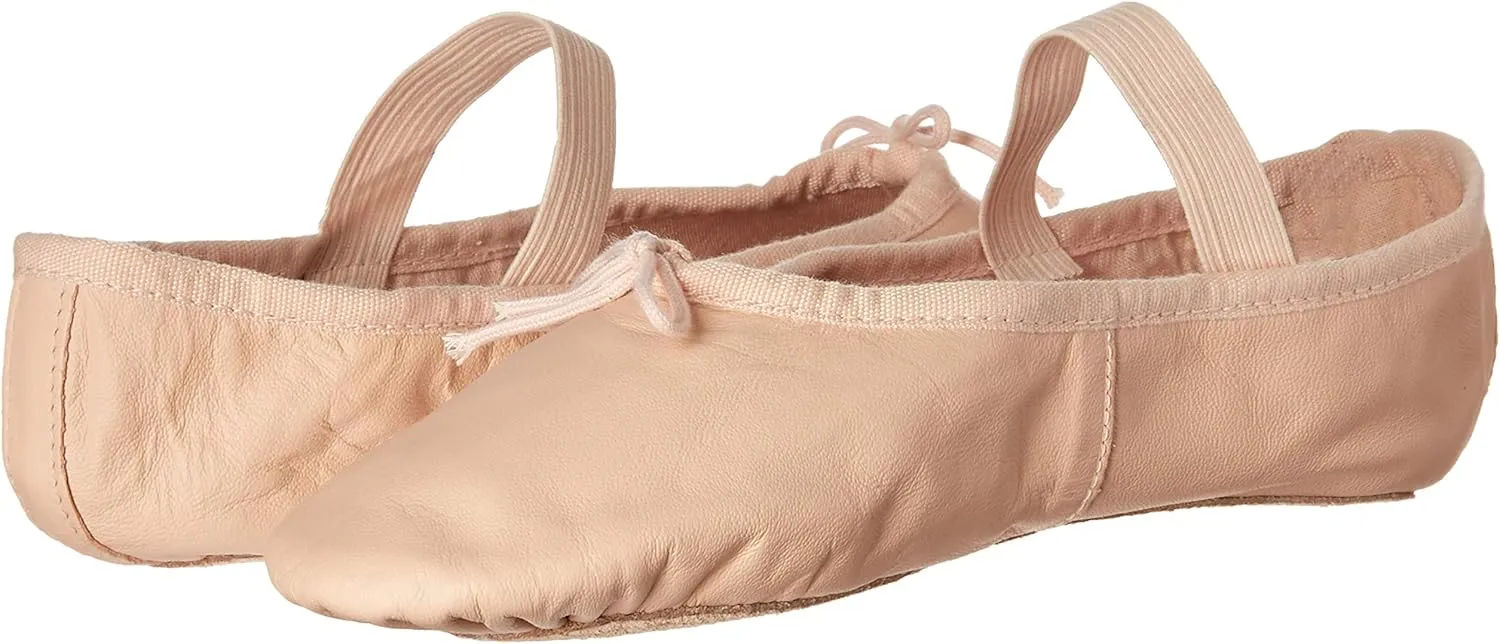 Leo Women's Ballet Russe Leather Full Sole Ballet Dance Shoe/Slipper