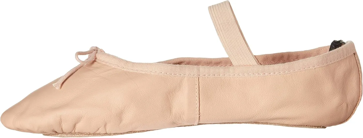 Leo Women's Ballet Russe Leather Full Sole Ballet Dance Shoe/Slipper