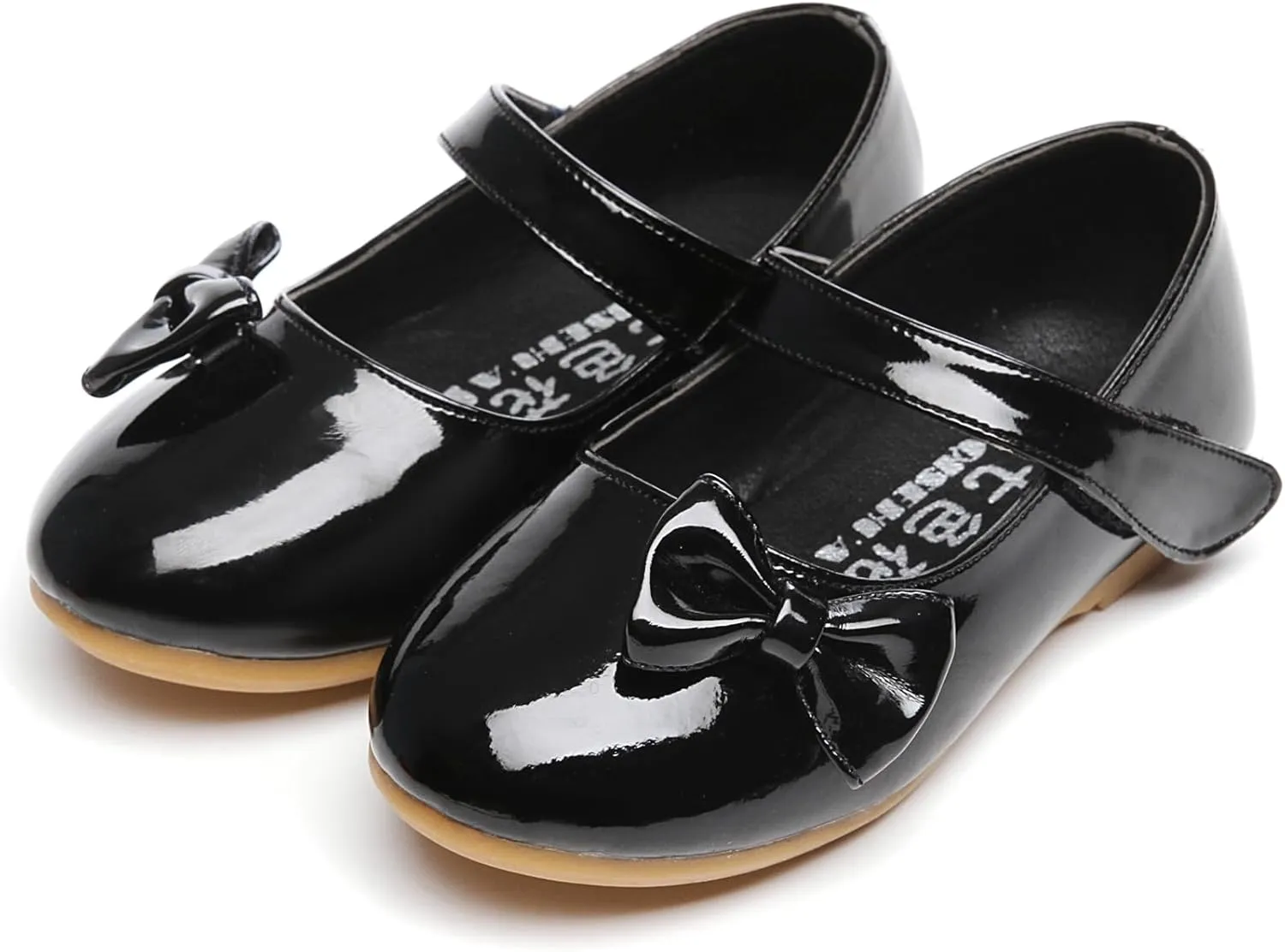 Little Flower Girls Gift Shoes Bow Dress Mary Jane Ballet Flats(Toddler/Little/Big Kid)