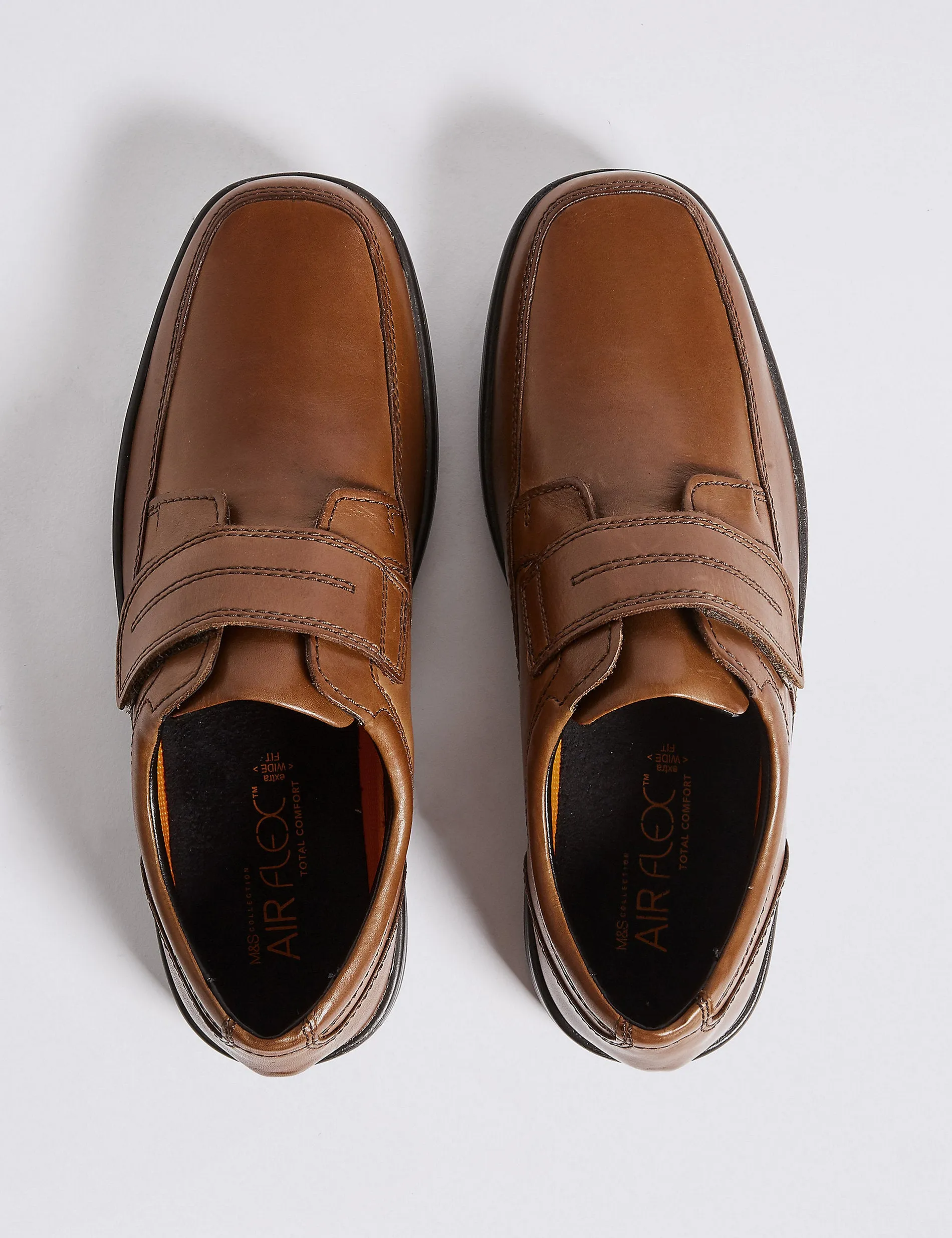 Marks & Spencer Wide Fit Airflex Leather Shoes
