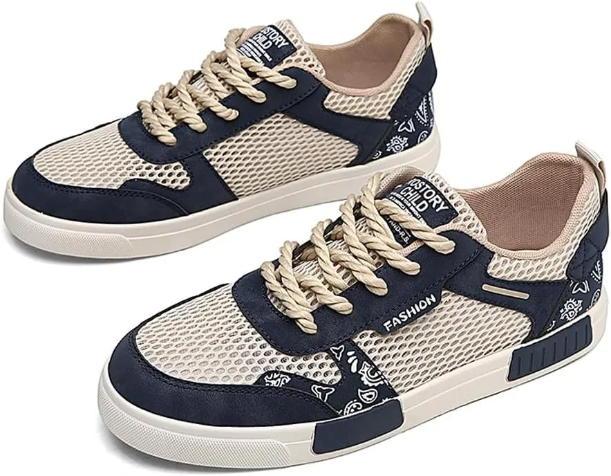 Men's Fashion Skate Walking Shoes Road Running Skateboarding Sneakers