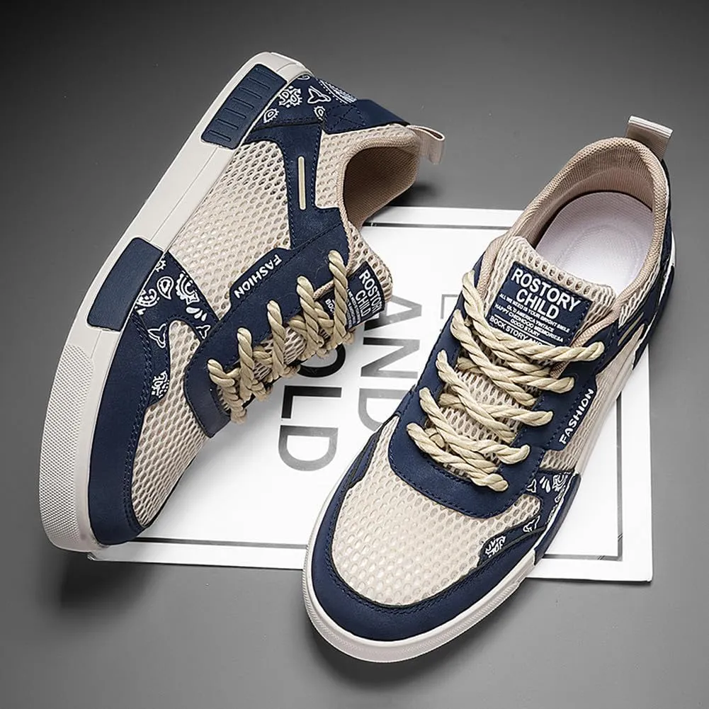 Men's Fashion Skate Walking Shoes Road Running Skateboarding Sneakers