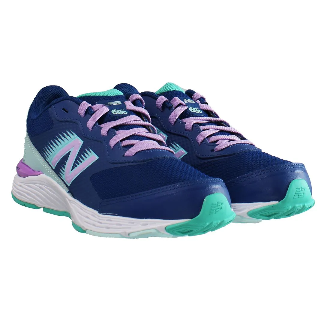 New Balance 680v6 Blue Kids Trainers