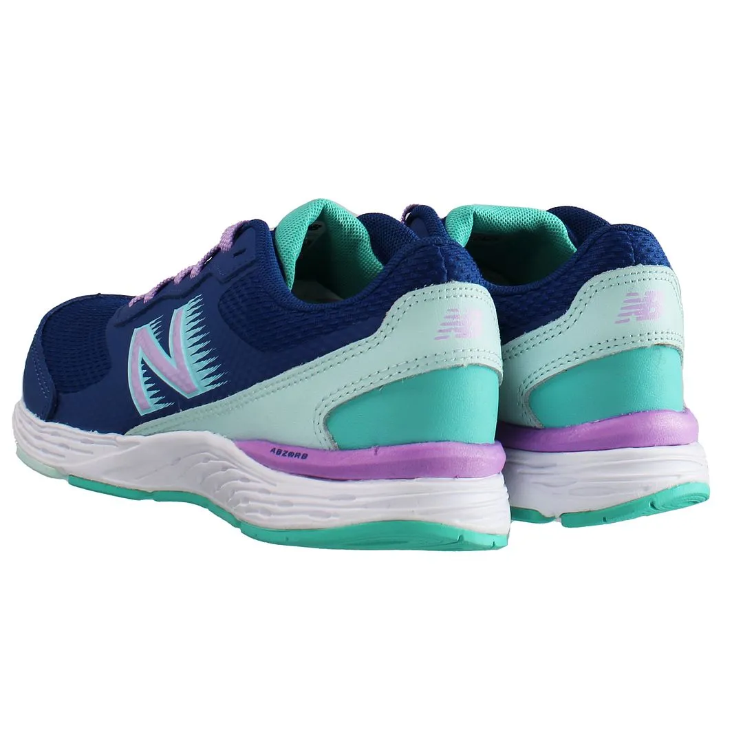 New Balance 680v6 Blue Kids Trainers