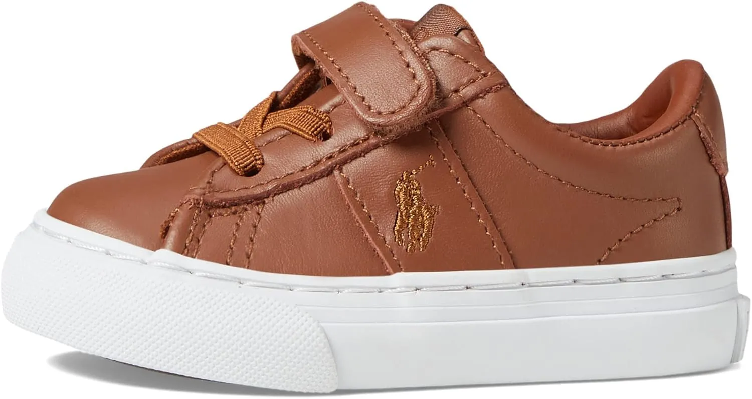 POLO RALPH LAUREN Boy's Sayer Leather (Toddler) Sneaker