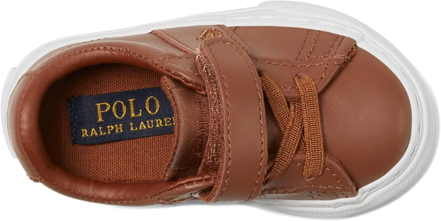 POLO RALPH LAUREN Boy's Sayer Leather (Toddler) Sneaker
