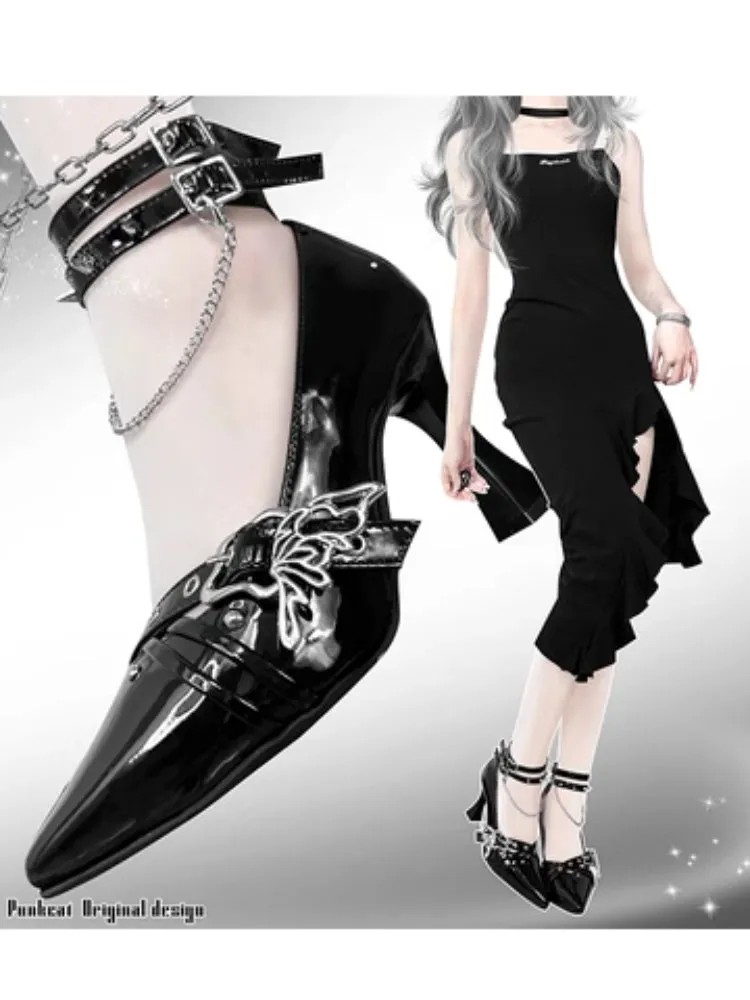 Punk style high heels【s0000006210】