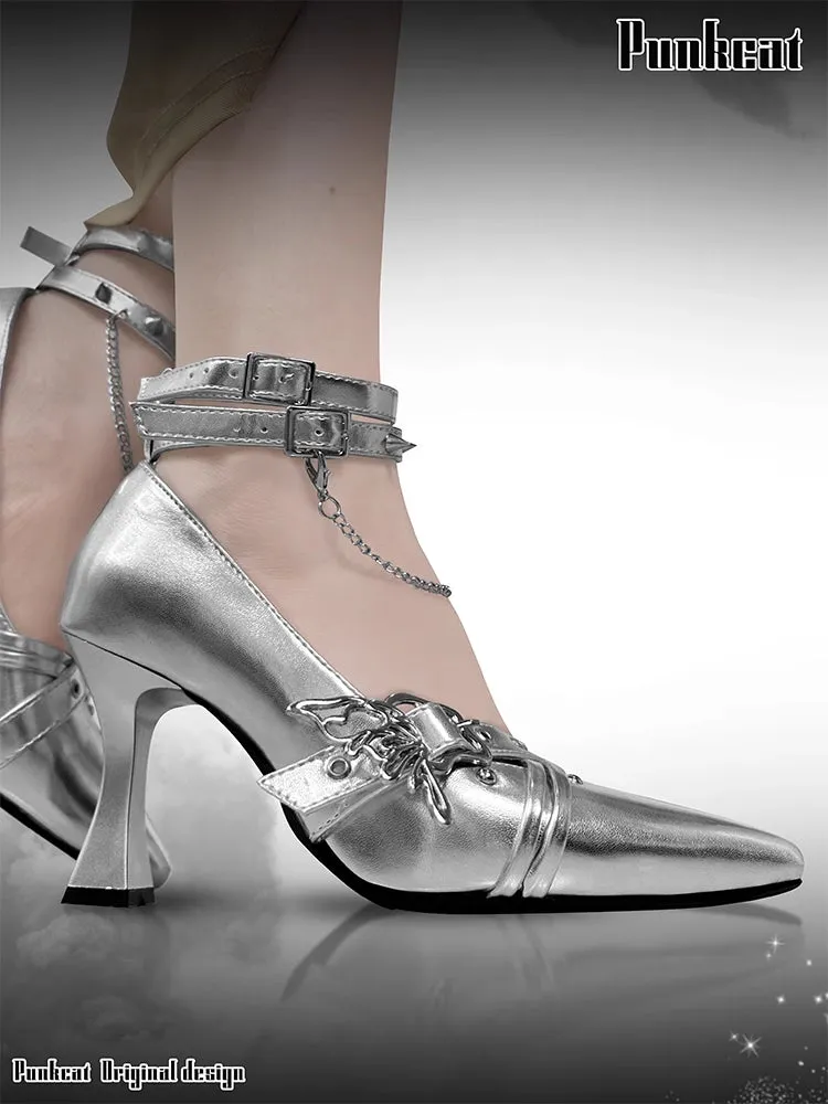 Punk style high heels【s0000006210】