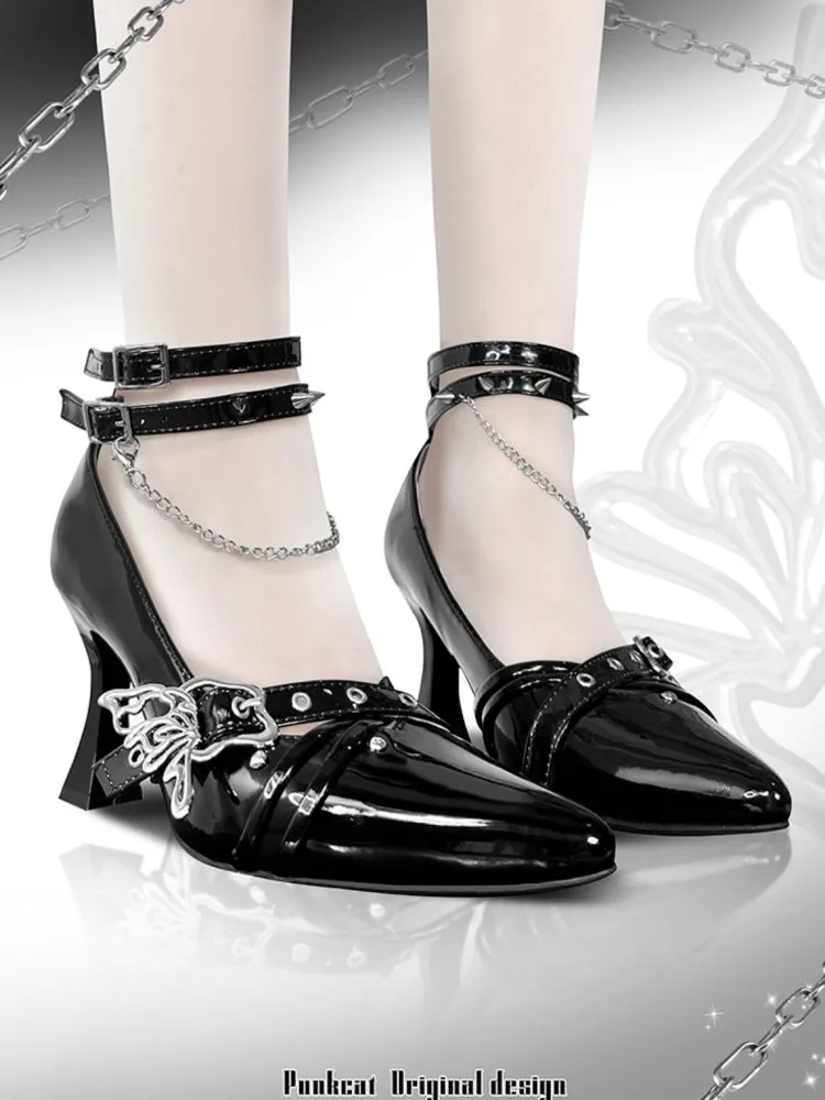 Punk style high heels【s0000006210】