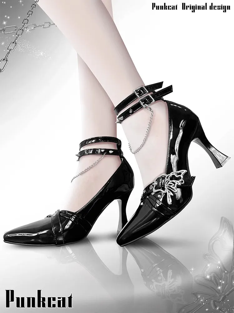 Punk style high heels【s0000006210】