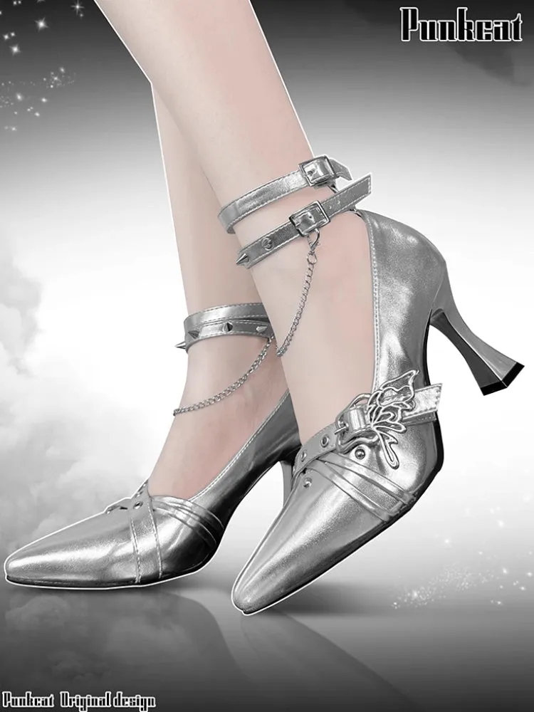 Punk style high heels【s0000006210】