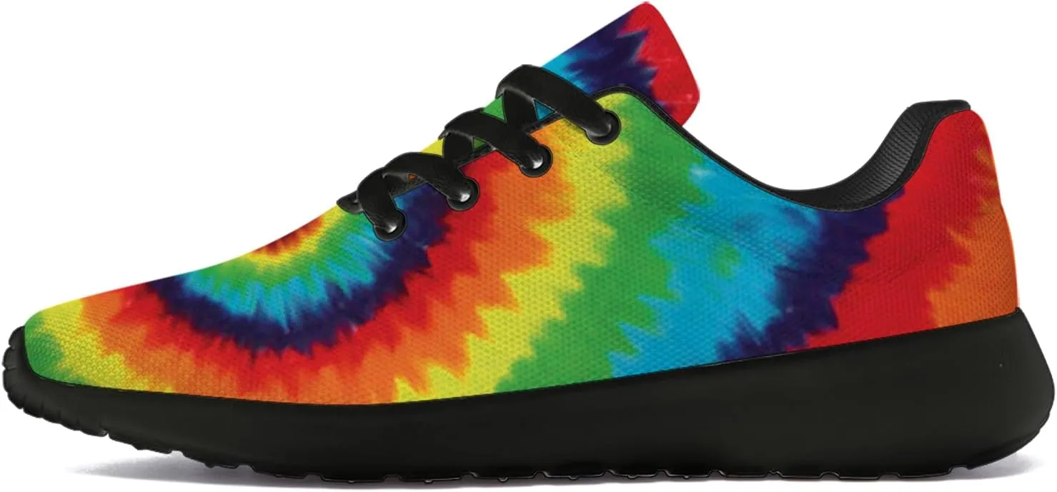Tie Dye Shoes for Men Women Tennis Shoes Comfortable Walking Sneakers Gifts for Him Her