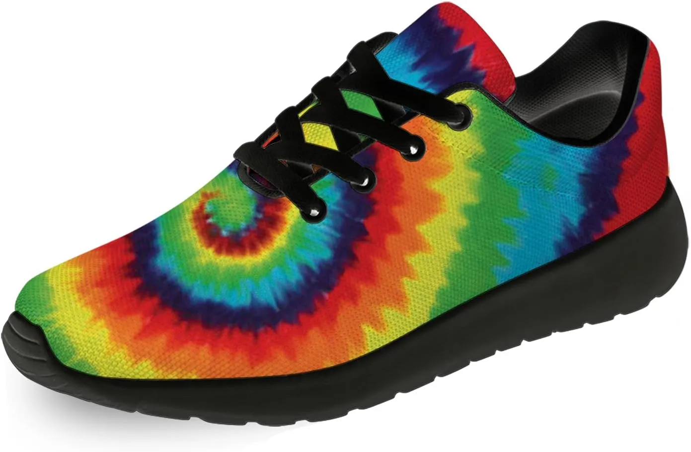 Tie Dye Shoes for Men Women Tennis Shoes Comfortable Walking Sneakers Gifts for Him Her
