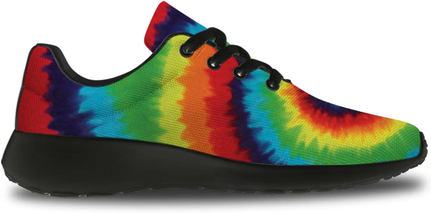 Tie Dye Shoes for Men Women Tennis Shoes Comfortable Walking Sneakers Gifts for Him Her