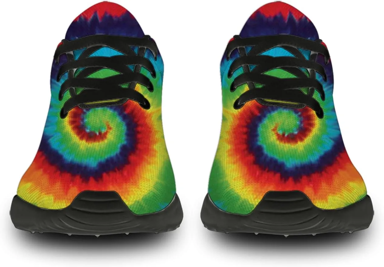 Tie Dye Shoes for Men Women Tennis Shoes Comfortable Walking Sneakers Gifts for Him Her