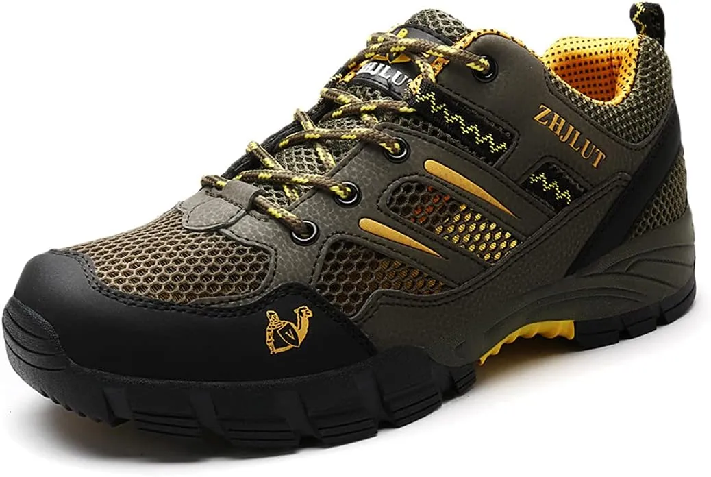 Women Trainers Men Shoes Hiking Shoes Mid-Calf Sneakers Children Water Resistant Trekking Footwear Walking Black Shoes