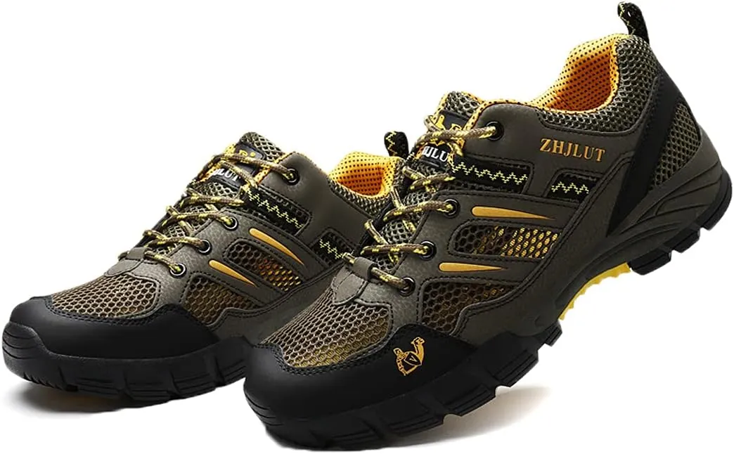 Women Trainers Men Shoes Hiking Shoes Mid-Calf Sneakers Children Water Resistant Trekking Footwear Walking Black Shoes