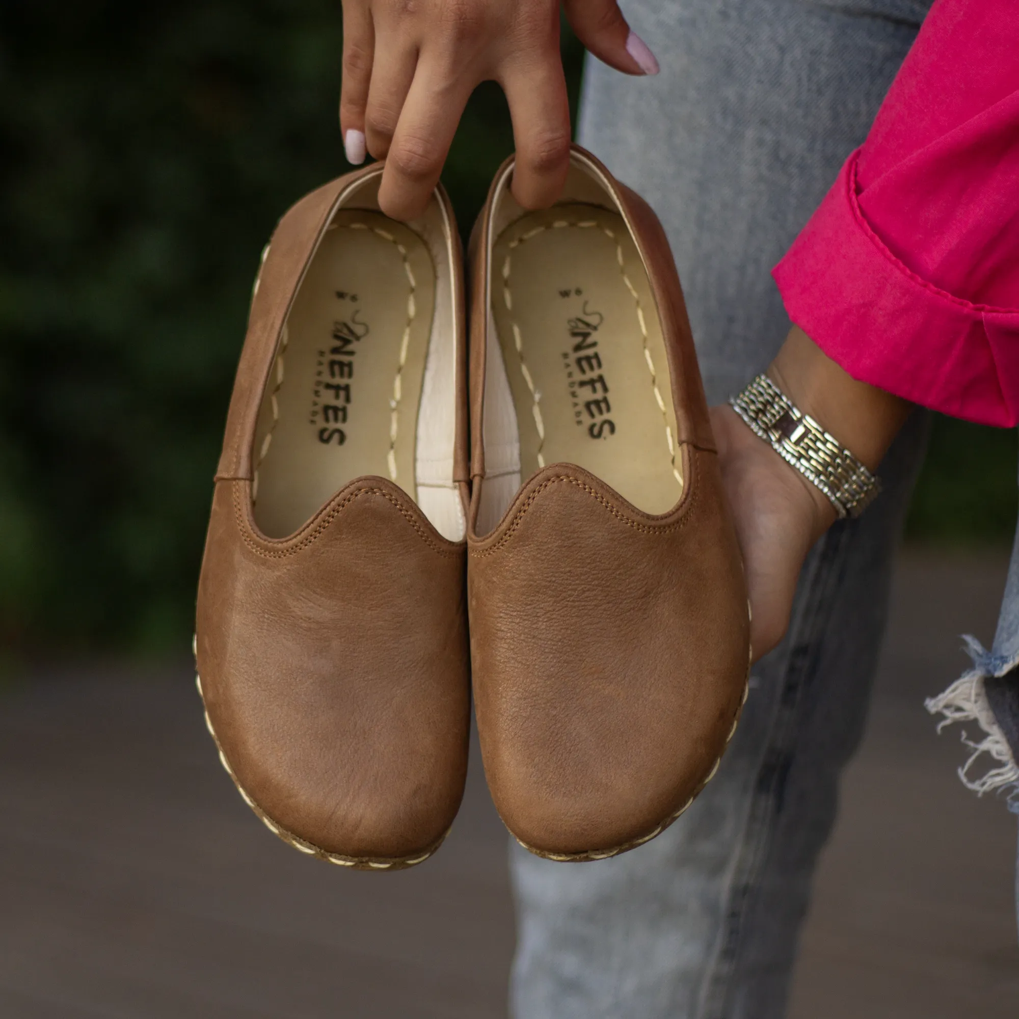 Women's Barefoot Grounding Shoes - Matte Brown